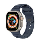 Cinturino per orologio in gomma fluorurata con trama a punti, For Apple Watch 8 45mm, For Apple Watch Ultra 2 49mm, For Apple Watch SE 2022 40mm, For Apple Watch 9 45mm