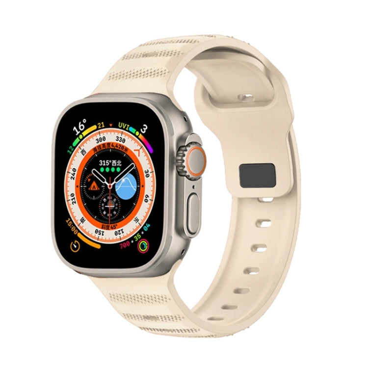 Cinturino per orologio in gomma fluorurata con trama a punti, For Apple Watch 8 45mm, For Apple Watch Ultra 2 49mm, For Apple Watch SE 2022 40mm, For Apple Watch 9 45mm