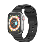 Cinturino per orologio in gomma fluorurata con trama a punti, For Apple Watch Ultra 49mm, For Apple Watch SE 2023 44mm, For Apple Watch 8 41mm, For Apple Watch SE 2023 40mm