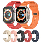 Cinturino per orologio in gomma fluorurata con trama a punti, For Apple Watch 42mm, For Apple Watch 38mm