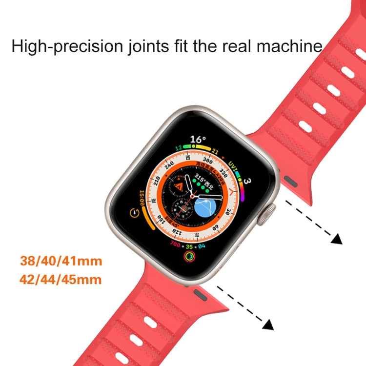Cinturino per orologio in gomma fluorurata con trama a punti, For Apple Watch 5 44mm, For Apple Watch 5 40mm, For Apple Watch 4 44mm, For Apple Watch 4 40mm