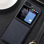 Custodia in vera pelle per Samsung Galaxy Z Flip6