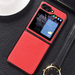 Custodia in vera pelle per Samsung Galaxy Z Flip6