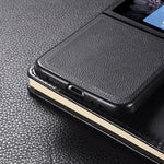 Custodia in vera pelle per Samsung Galaxy Z Flip6