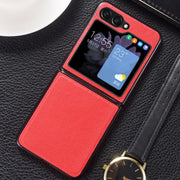 Custodia in vera pelle per Samsung Galaxy Z Flip6