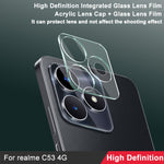 Imak Pellicola con lente in vetro integrata ad alta definizione, For Realme C53 4G Global / Narzo N53, For Realme 10 Pro+ 5G Global