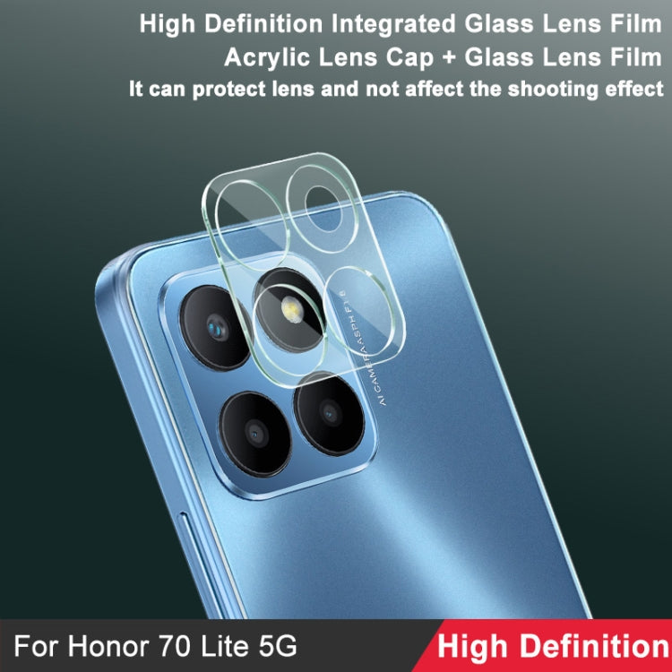 Imak Pellicola con lente in vetro integrata ad alta definizione, For Honor 70 Lite 5G