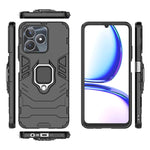 Supporto per anello magnetico PC + custodia per telefono in TPU, For Realme C53 4G