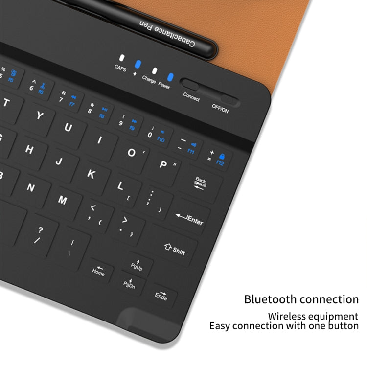 Custodia in pelle per tastiera Bluetooth con regolazione dell'ingranaggio GKK con penna + tastiera + mouse + custodia, For Samsung Galaxy Z Fold5