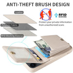 Custodia portafoglio in pelle con cerniera per iPhone