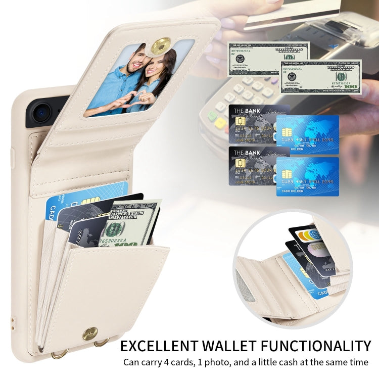 Custodia portafoglio in pelle con cerniera per iPhone