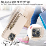 Custodia portafoglio in pelle per iPhone 14 e modelli compatibili