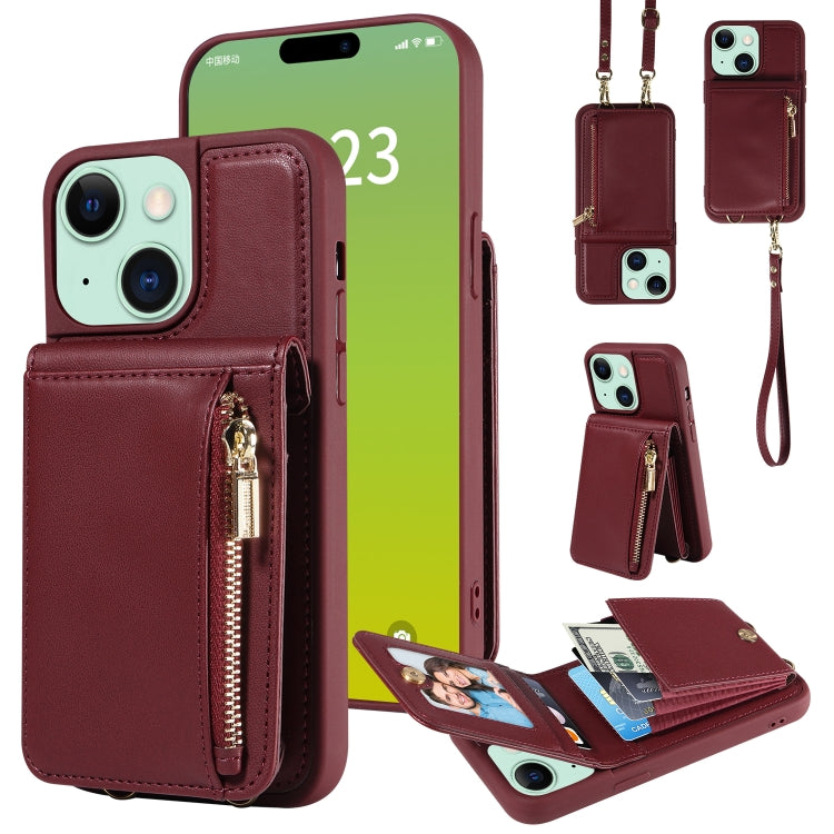 Custodia portafoglio in pelle per iPhone 14 e modelli compatibili