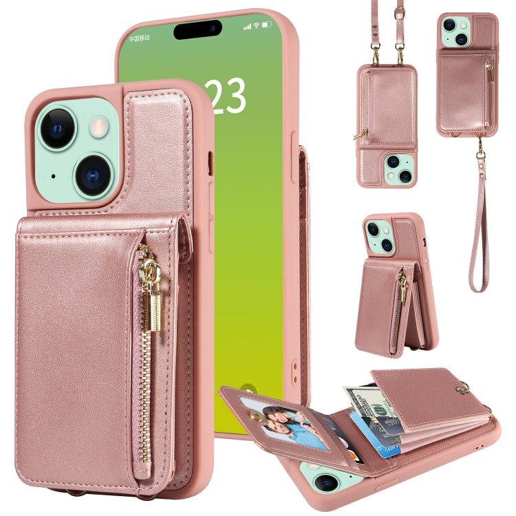 Custodia portafoglio in pelle per iPhone 14 e modelli compatibili