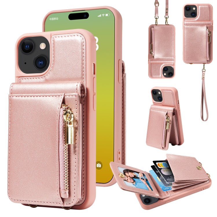 Custodia portafoglio in pelle per iPhone 14 e modelli compatibili