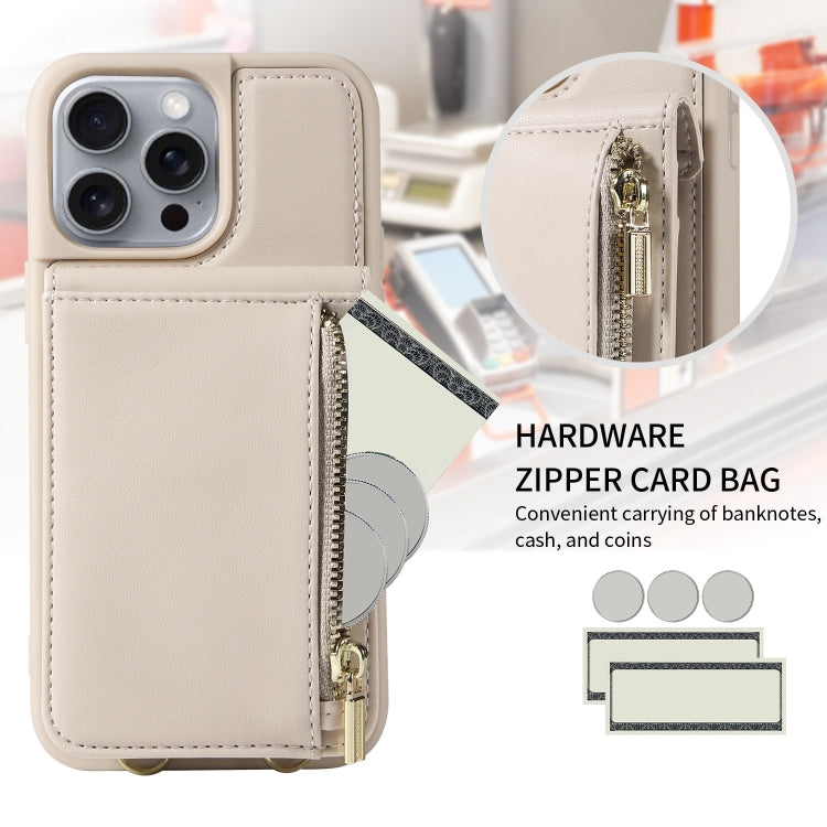 Custodia portafoglio in pelle per iPhone 15