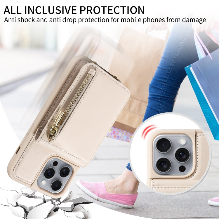 Custodia portafoglio in pelle per iPhone 15