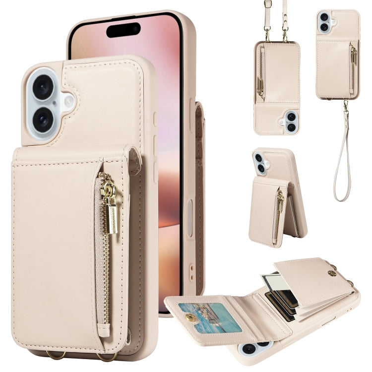Custodia portafoglio in pelle per iPhone 15