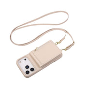 Custodia in pelle con portafoglio per iPhone 16