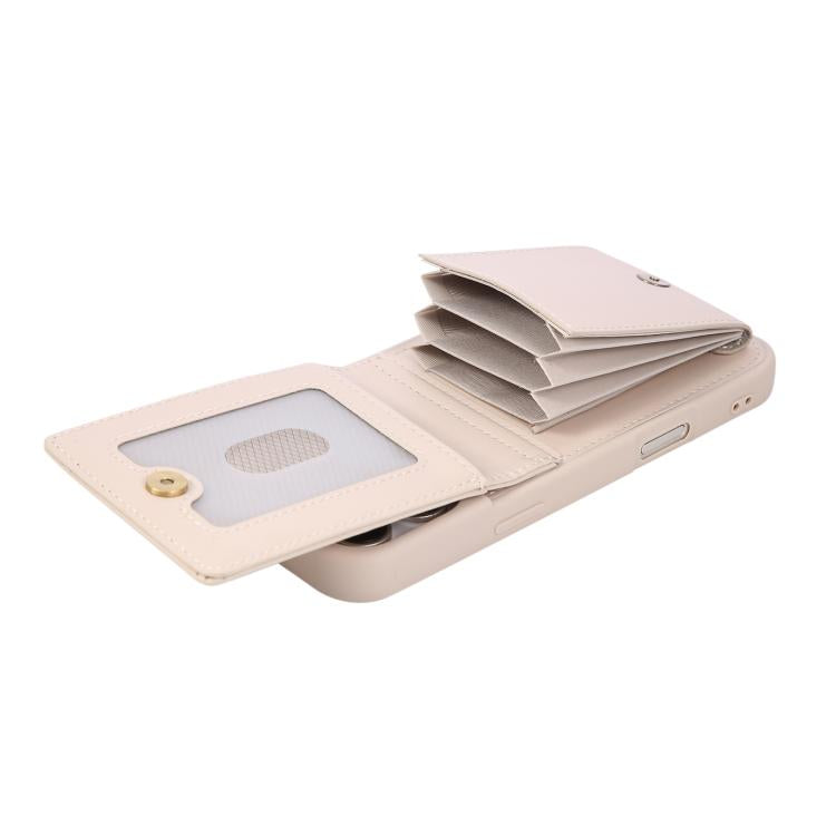 Custodia per telefono in pelle con portafoglio con cerniera e cordino a tracolla, For iPhone 16 Pro Max, For iPhone 16 Pro, For iPhone 16 Plus, For iPhone 16