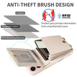 Custodia portafoglio in pelle per iPhone 16