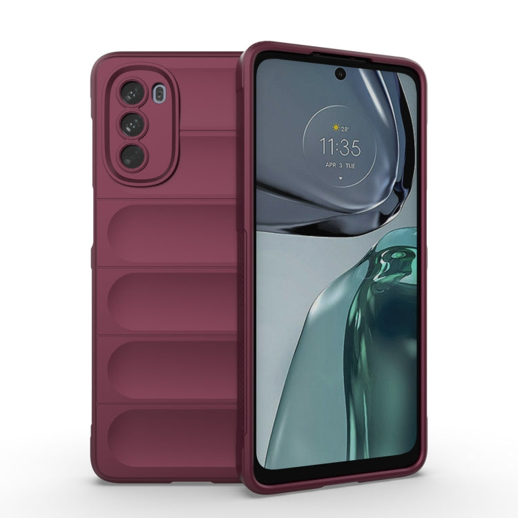 Magic Shield TPU + custodia per telefono in flanella, For Motorola Moto G73 5G, For Motorola Moto G62 5G