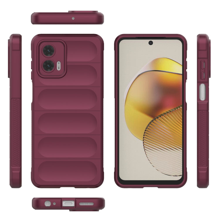 Magic Shield TPU + custodia per telefono in flanella, For Motorola Moto G73 5G, For Motorola Moto G62 5G