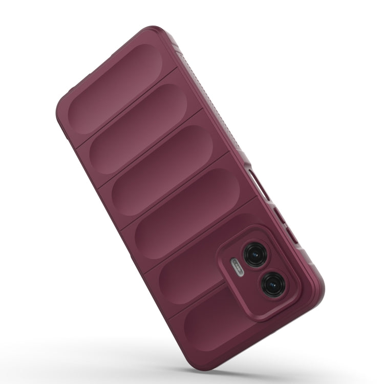 Magic Shield TPU + custodia per telefono in flanella, For Motorola Moto G73 5G, For Motorola Moto G62 5G