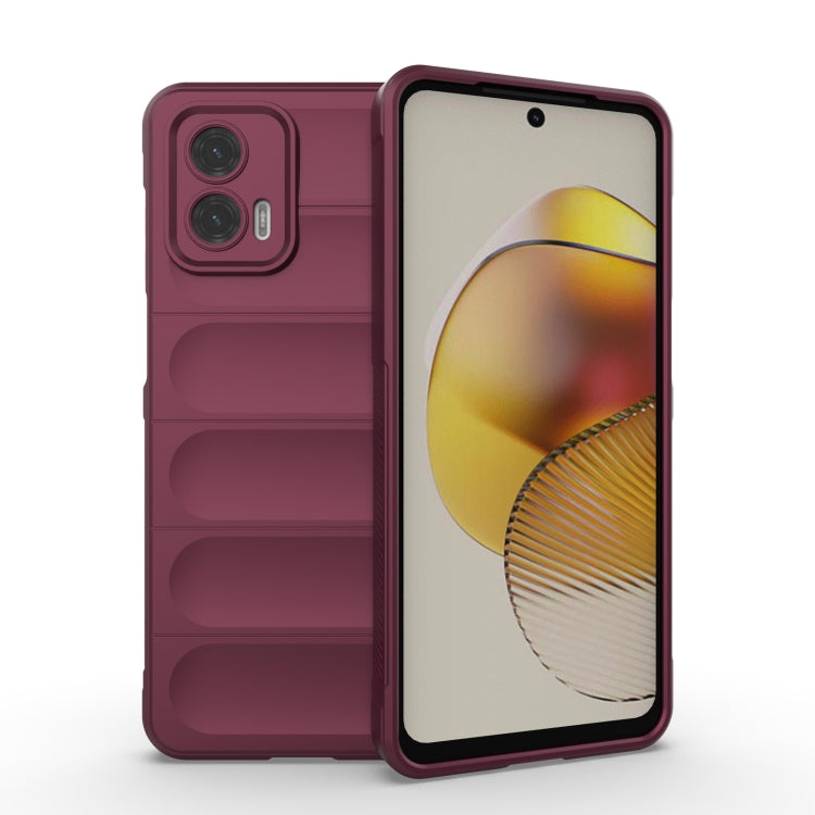 Magic Shield TPU + custodia per telefono in flanella, For Motorola Moto G73 5G, For Motorola Moto G62 5G