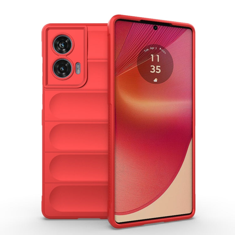 Magic Shield TPU + custodia per telefono in flanella, For Motorola Edge 50 Pro 5G Global, For Motorola Edge 50 Fusion 5G Global
