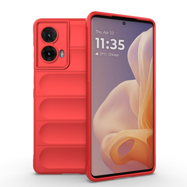 Magic Shield TPU + custodia per telefono in flanella, For Motorola Moto G24 4G Global, For Motorola Moto G85 5G Global
