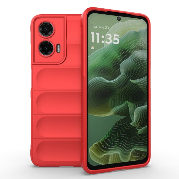 Magic Shield TPU + custodia per telefono in flanella, For Motorola Moto G75 5G Global, For Motorola Moto G35 5G Global