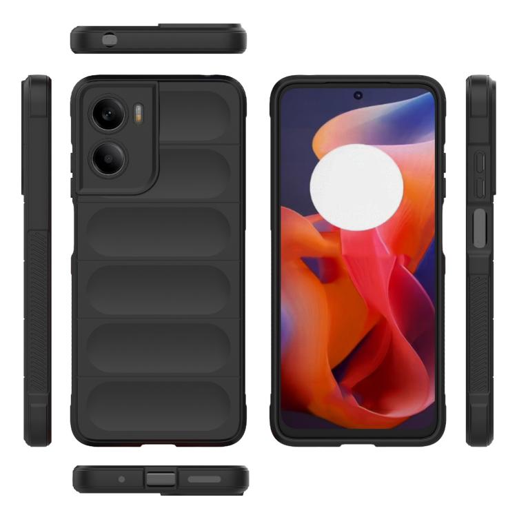 Magic Shield TPU + custodia per telefono in flanella, For Motorola Moto G05 4G / E15, For Motorola Moto G15 4G Global