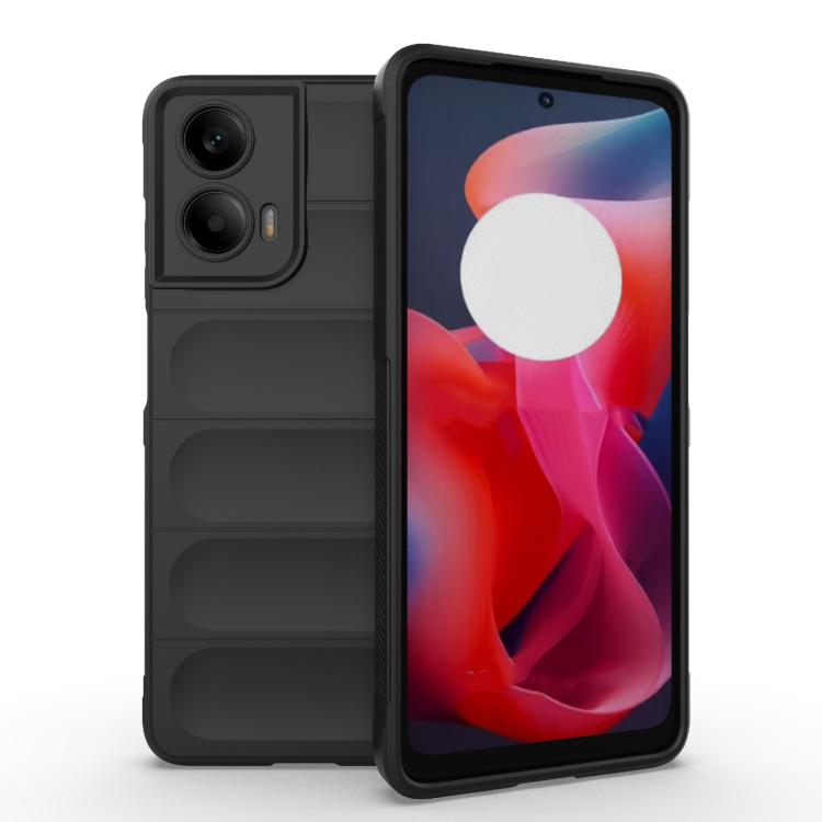 Magic Shield TPU + custodia per telefono in flanella, For Motorola Moto G24 4G Global, For Motorola Moto G85 5G Global