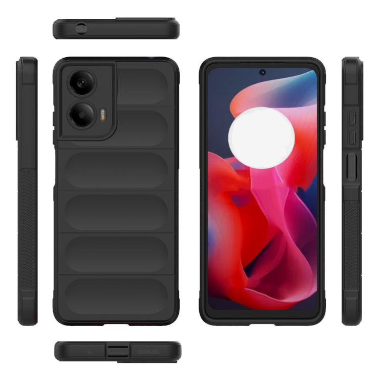 Magic Shield TPU + custodia per telefono in flanella, For Motorola Moto G24 4G Global, For Motorola Moto G85 5G Global
