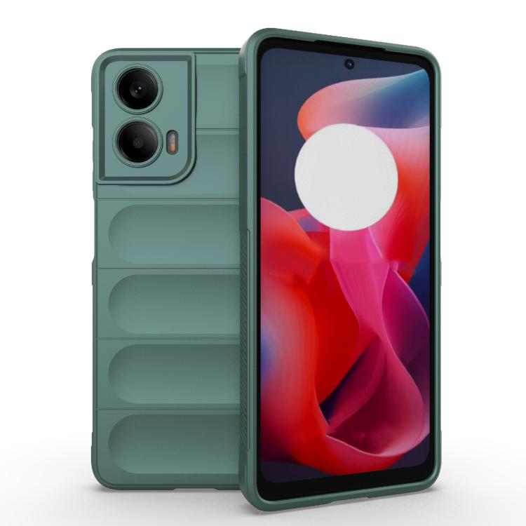 Magic Shield TPU + custodia per telefono in flanella, For Motorola Moto G24 4G Global, For Motorola Moto G85 5G Global