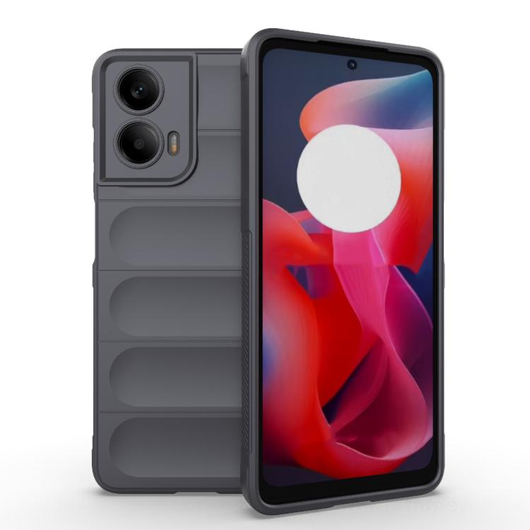Magic Shield TPU + custodia per telefono in flanella, For Motorola Moto G24 4G Global, For Motorola Moto G85 5G Global