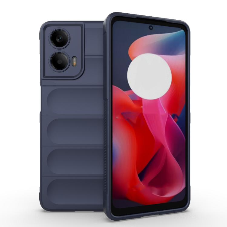 Magic Shield TPU + custodia per telefono in flanella, For Motorola Moto G24 4G Global, For Motorola Moto G85 5G Global
