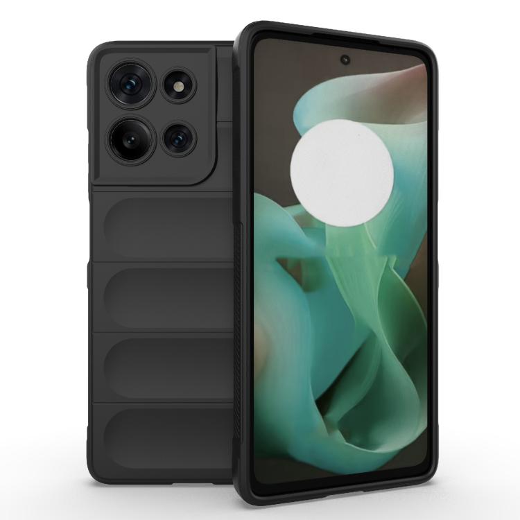 Magic Shield TPU + custodia per telefono in flanella, For Motorola Moto G75 5G Global, For Motorola Moto G35 5G Global