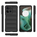 Magic Shield TPU + custodia per telefono in flanella, For Motorola Moto G75 5G Global, For Motorola Moto G35 5G Global