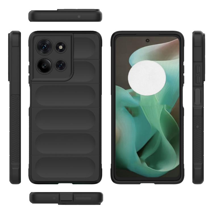 Magic Shield TPU + custodia per telefono in flanella, For Motorola Moto G75 5G Global, For Motorola Moto G35 5G Global