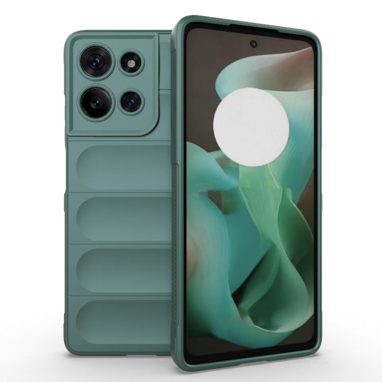 Magic Shield TPU + custodia per telefono in flanella, For Motorola Moto G75 5G Global, For Motorola Moto G35 5G Global