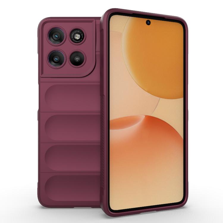 Magic Shield TPU + custodia per telefono in flanella, For Motorola Signature 5G Global, For Motorola Moto G67 Power 5G India
