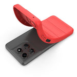 Magic Shield TPU + custodia per telefono in flanella, For Motorola Moto G37 Power 5G Global, For Motorola Moto G87 5G Global
