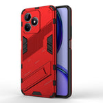 Punk Armor 2 in 1 PC + custodia per telefono in TPU con supporto, For Realme C67 4G Global, For Realme 11 4G Global, For Realme C53 4G