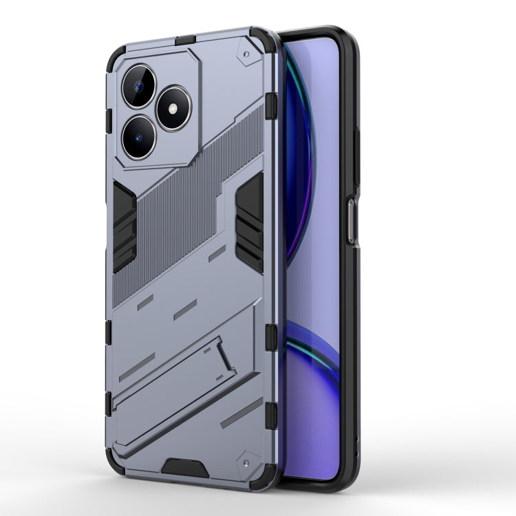 Punk Armor 2 in 1 PC + custodia per telefono in TPU con supporto, For Realme C67 4G Global, For Realme 11 4G Global, For Realme C53 4G