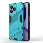 Punk Armor 2 in 1 PC + custodia per telefono in TPU con supporto, For Realme C67 4G Global, For Realme 11 4G Global, For Realme C53 4G