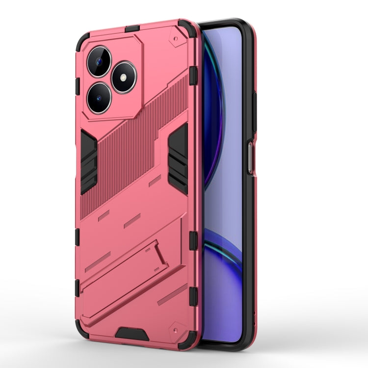 Punk Armor 2 in 1 PC + custodia per telefono in TPU con supporto, For Realme C67 4G Global, For Realme 11 4G Global, For Realme C53 4G