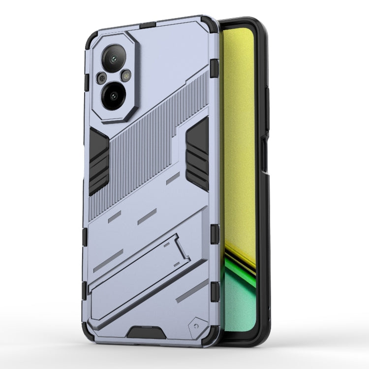 Punk Armor 2 in 1 PC + custodia per telefono in TPU con supporto, For Realme C67 4G Global, For Realme 11 4G Global, For Realme C53 4G