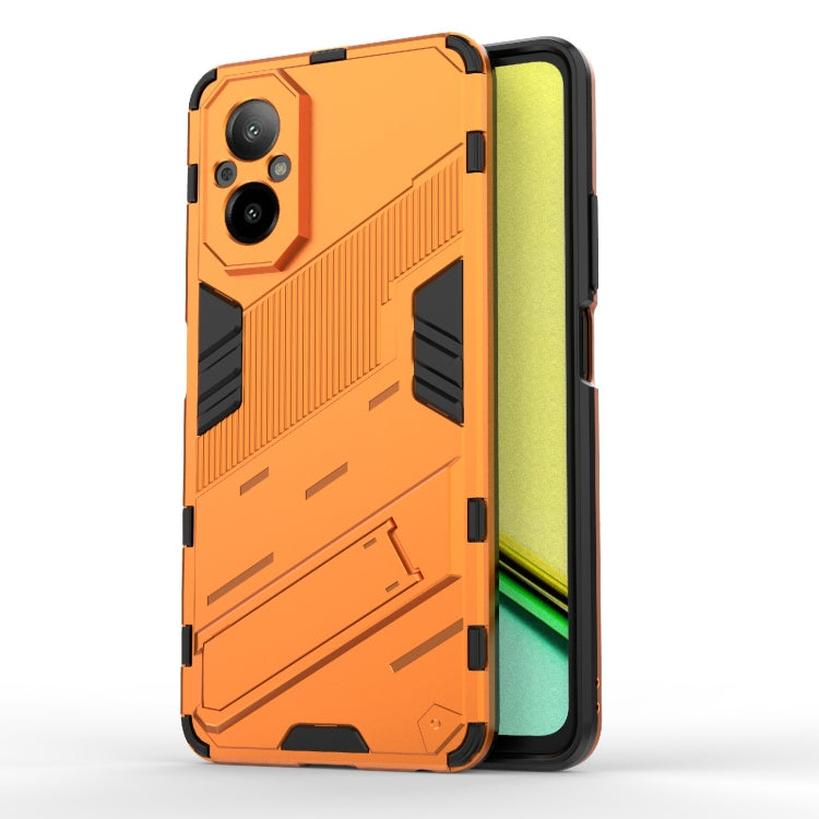 Punk Armor 2 in 1 PC + custodia per telefono in TPU con supporto, For Realme C67 4G Global, For Realme 11 4G Global, For Realme C53 4G